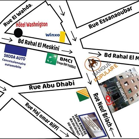 Hotel Singapour Maroc Casablanca Zewnętrze zdjęcie